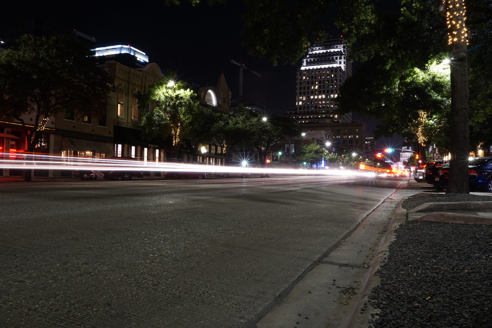 Congress Avenue leading toward the Texas State Capitol in downtown Austin